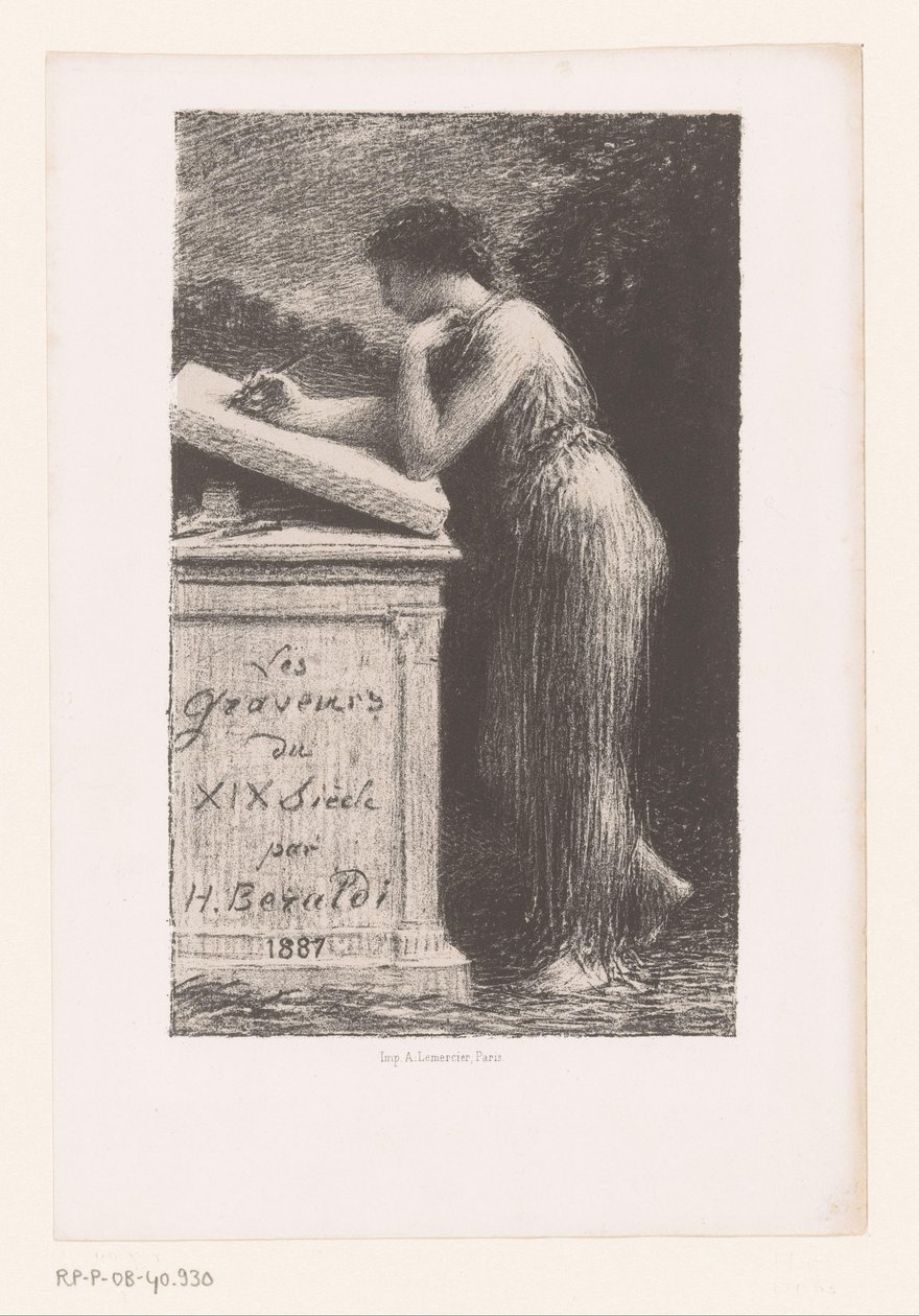 Titelprent for: The Engravers of the XIX القرن الطباعة الحجرية بواسطة Ignace Henri Jean Fantin Latour