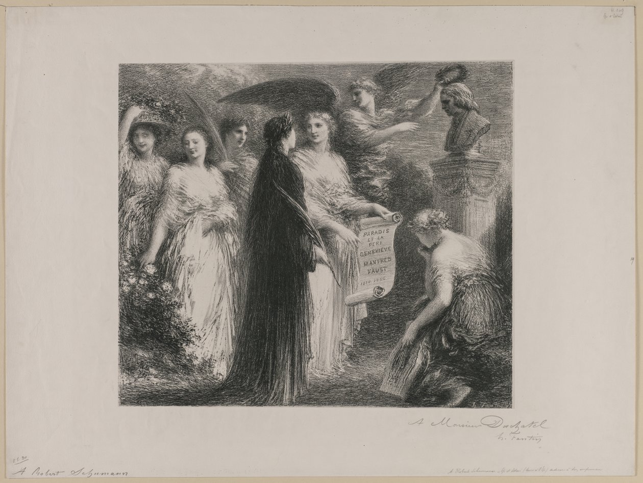 لروبرت شومان بواسطة Ignace Henri Jean Fantin Latour