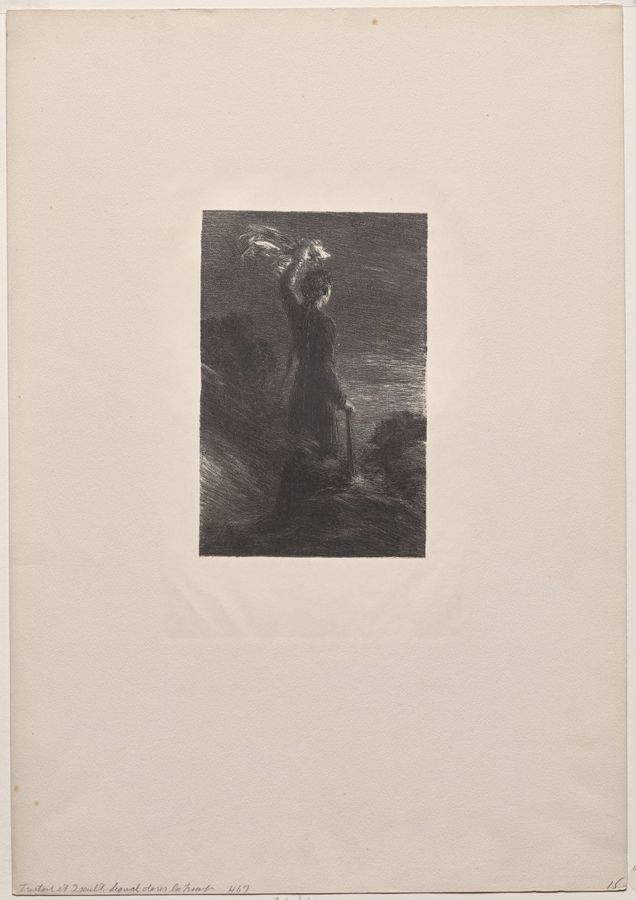 تريستان وإيزولد ، الفصل الثاني: الإشارة في الليل بواسطة Ignace Henri Jean Fantin Latour