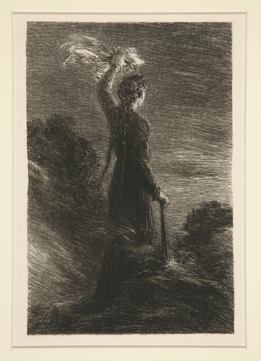 تريستان وإيزولد: الفصل الثاني ، الإشارة في الليل بواسطة Ignace Henri Jean Fantin Latour