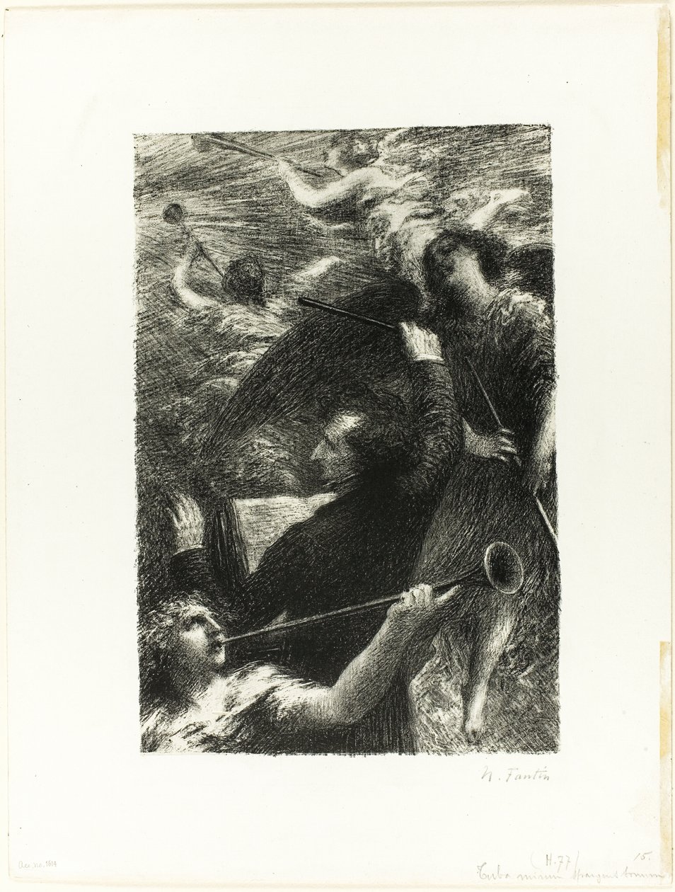 صوت البوق الحاد بواسطة Ignace Henri Jean Fantin Latour