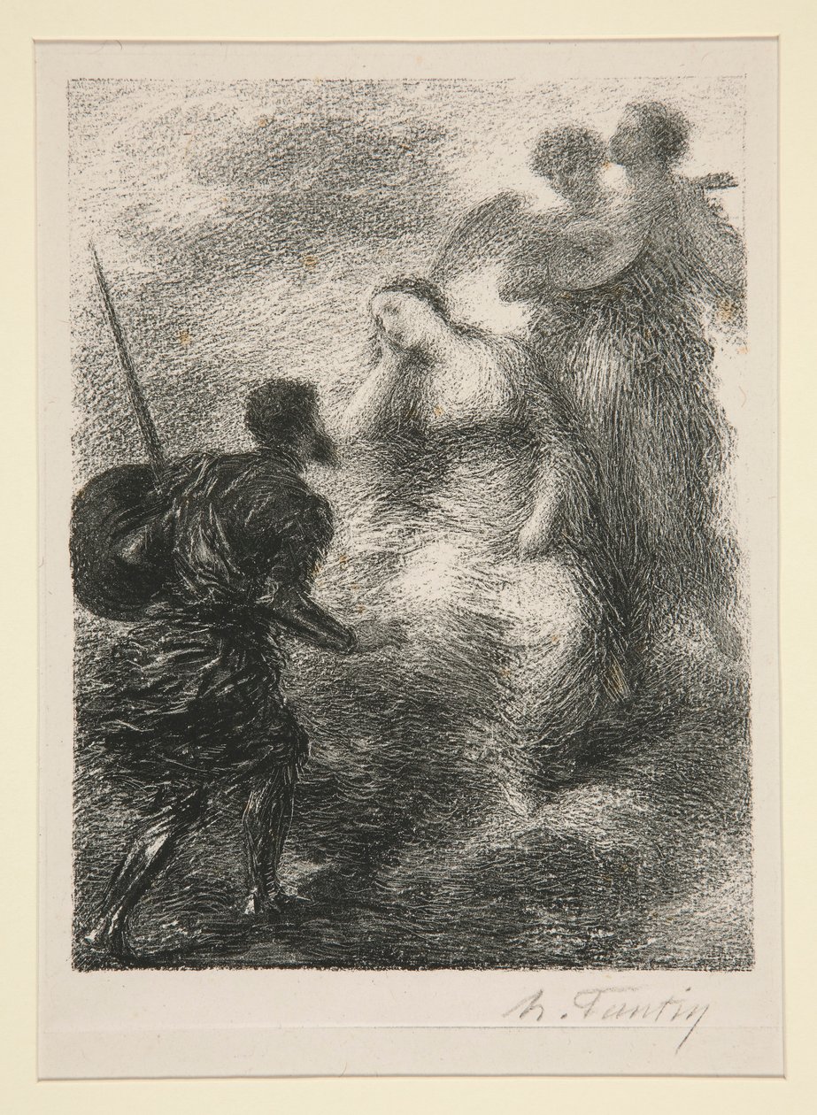 رؤية أوبيرون بواسطة Ignace Henri Jean Fantin Latour