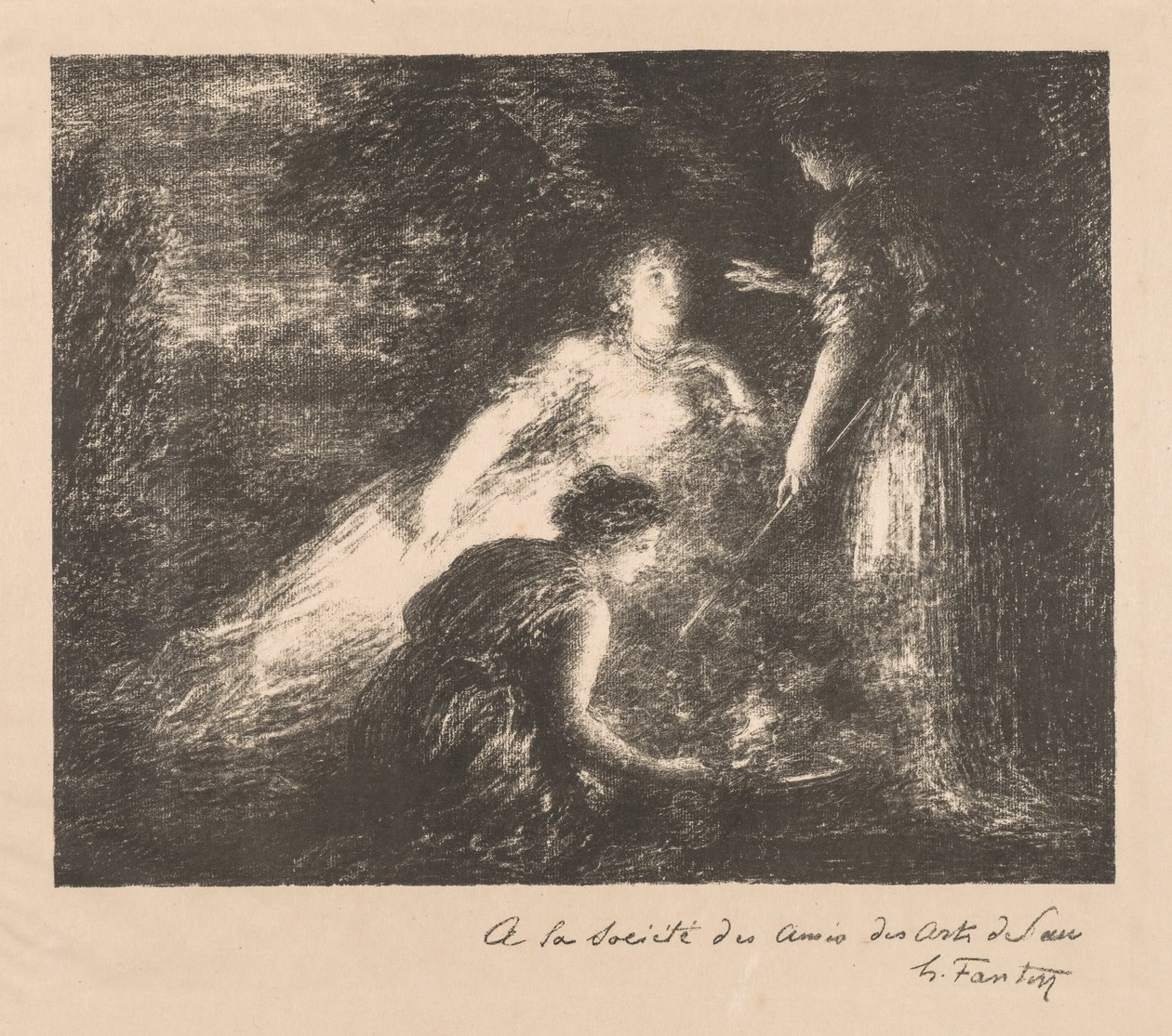 السحر بواسطة Ignace Henri Jean Fantin Latour