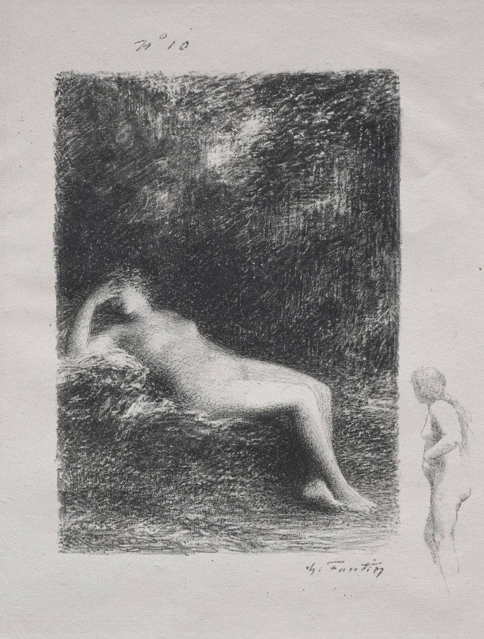 السابع والعشرون بواسطة Ignace Henri Jean Fantin Latour
