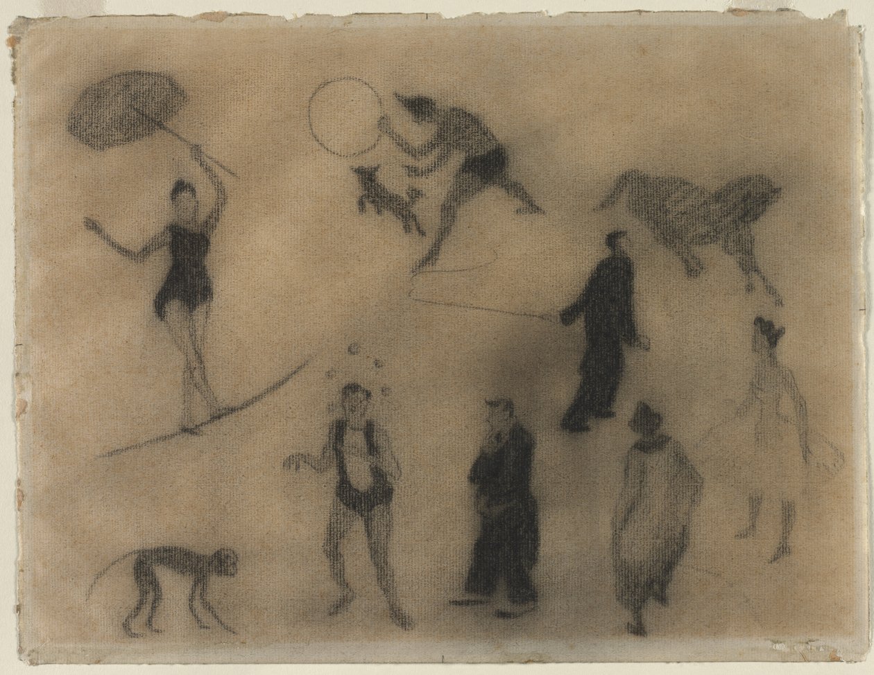 السيرك 1896. بواسطة هنري غابرييل ابلز
