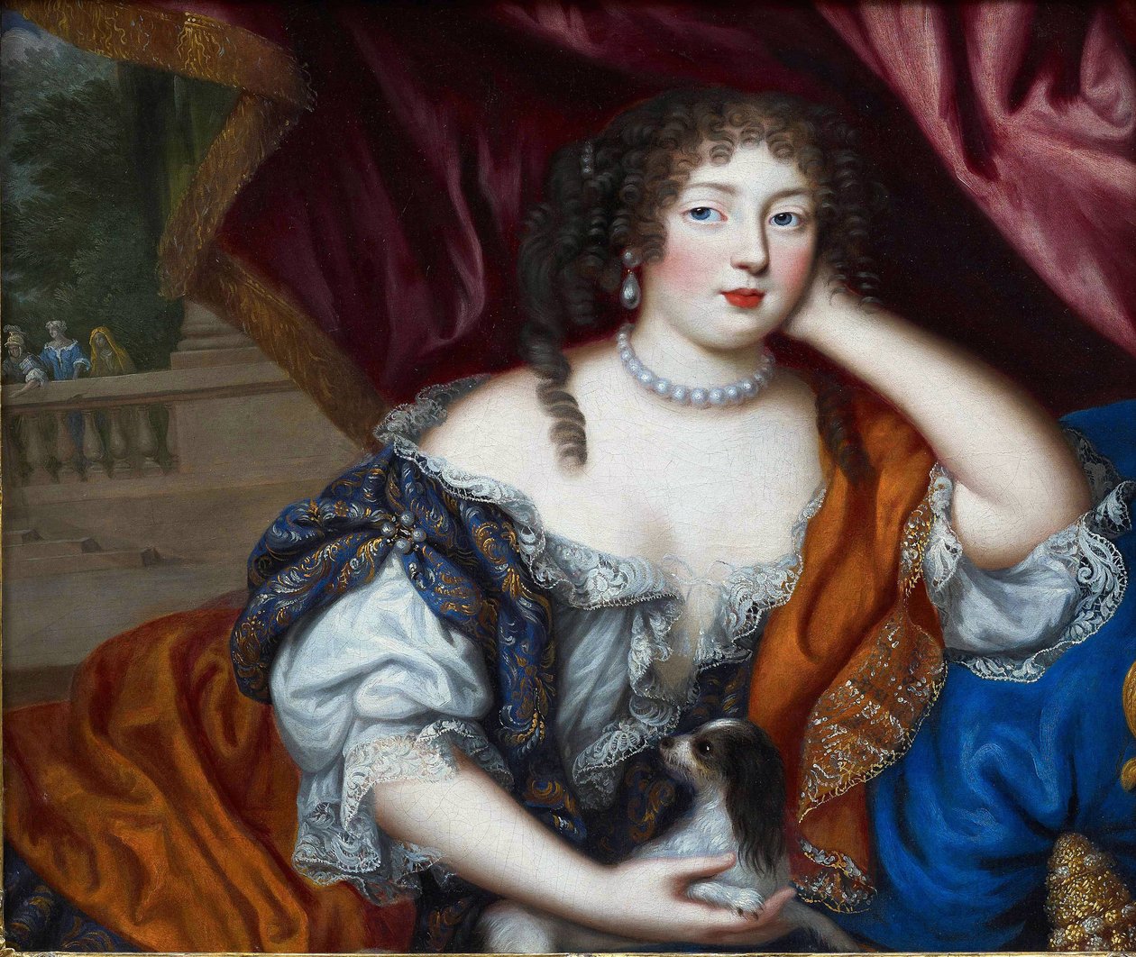 الباروك: صورة لويز رينيه دي بينانكويه دي كيروايل ، دوقة بورتسموث (1649-1734) par Henri Gascar (Gascard، Gascars) (1635-1701). زيت على قماش ، 70 × 83. مجموعة خاصة بواسطة هنري جاسكار