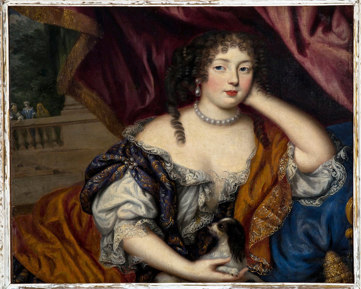 لويز رينيه دي بينانكويت دي كيروال (1649-1734) دوقة بورتسموث وأوبيني - صورة لويز رينيه دي بينانكويت دي كيروال ، عشيقة الملك تشارلز الثاني ملك إنجلترا (1630-1685) بواسطة هنري جاسكار