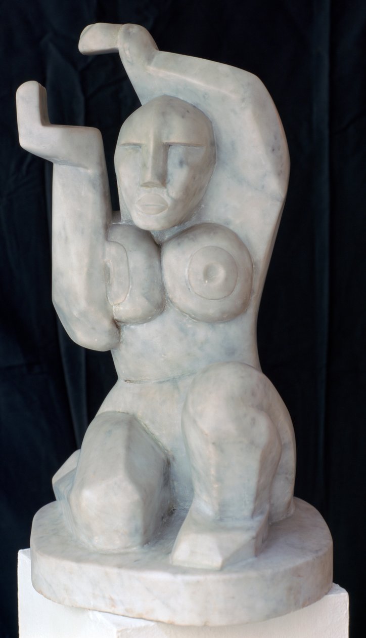 امرأة جالسة ، c1911-1915 بواسطة هنري جودييه برزيسكا