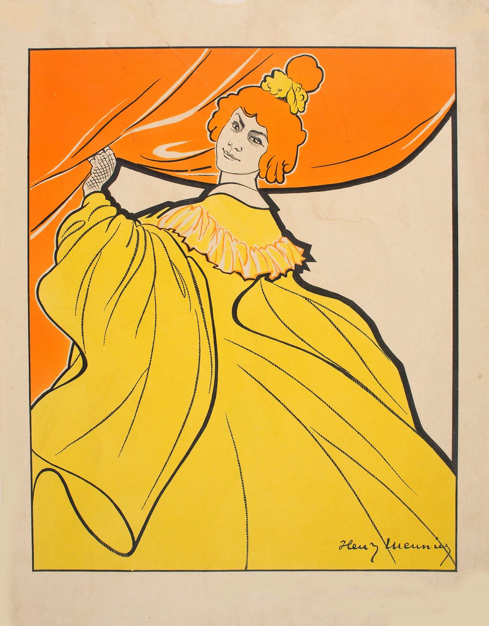 أوديت دولاك ، ج. 1900. بواسطة هنري جورج مونييه