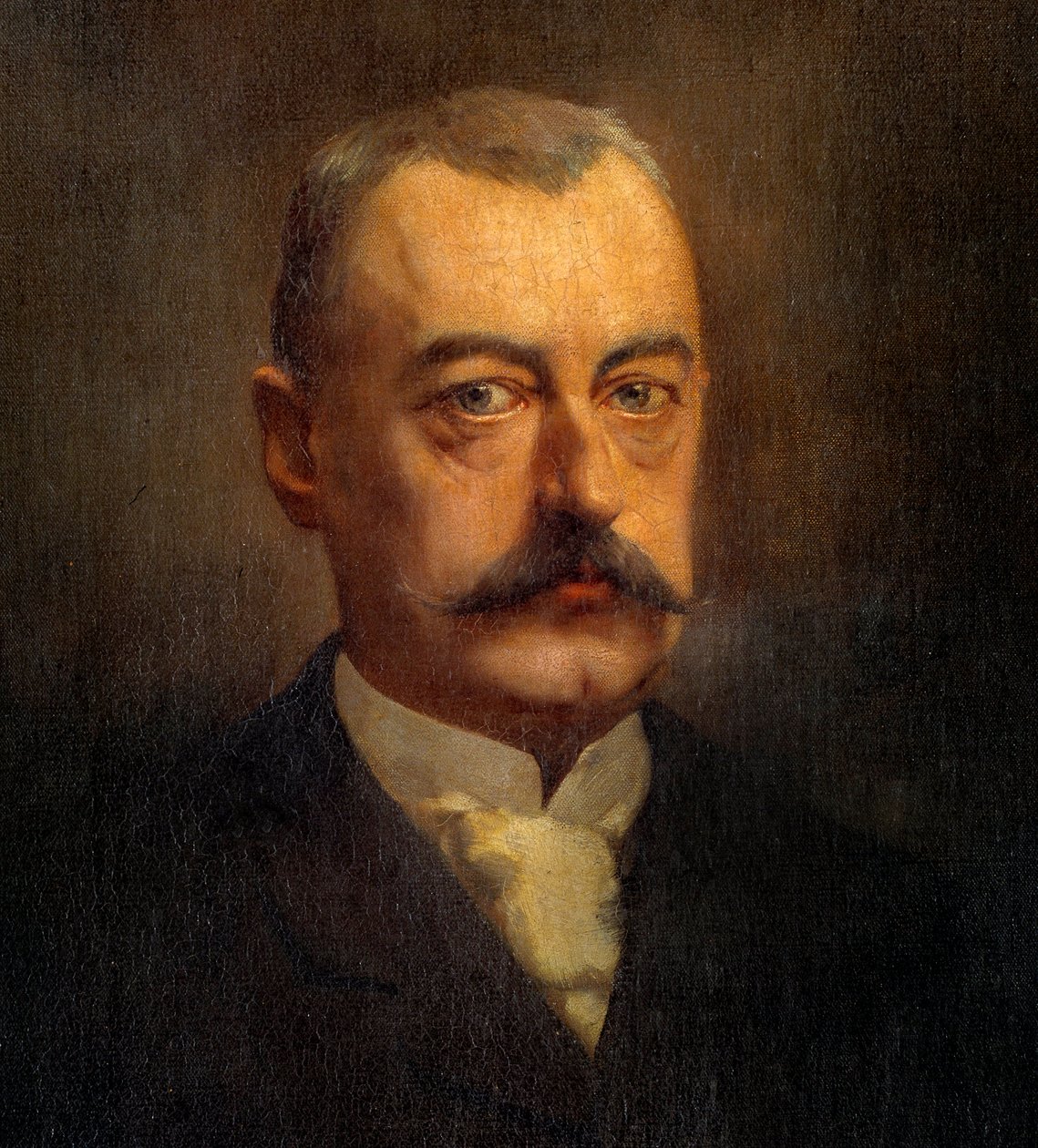 تفاصيل "" صورة بيير فالديك روسو (فالديك روسو) (1846-1904) سياسي "لوحة هنري جيرفكس (1852-1929) القرن التاسع عشر صن. 1x0،72 م باريس ، متحف كارنافالي بواسطة هنري جيرفيكس