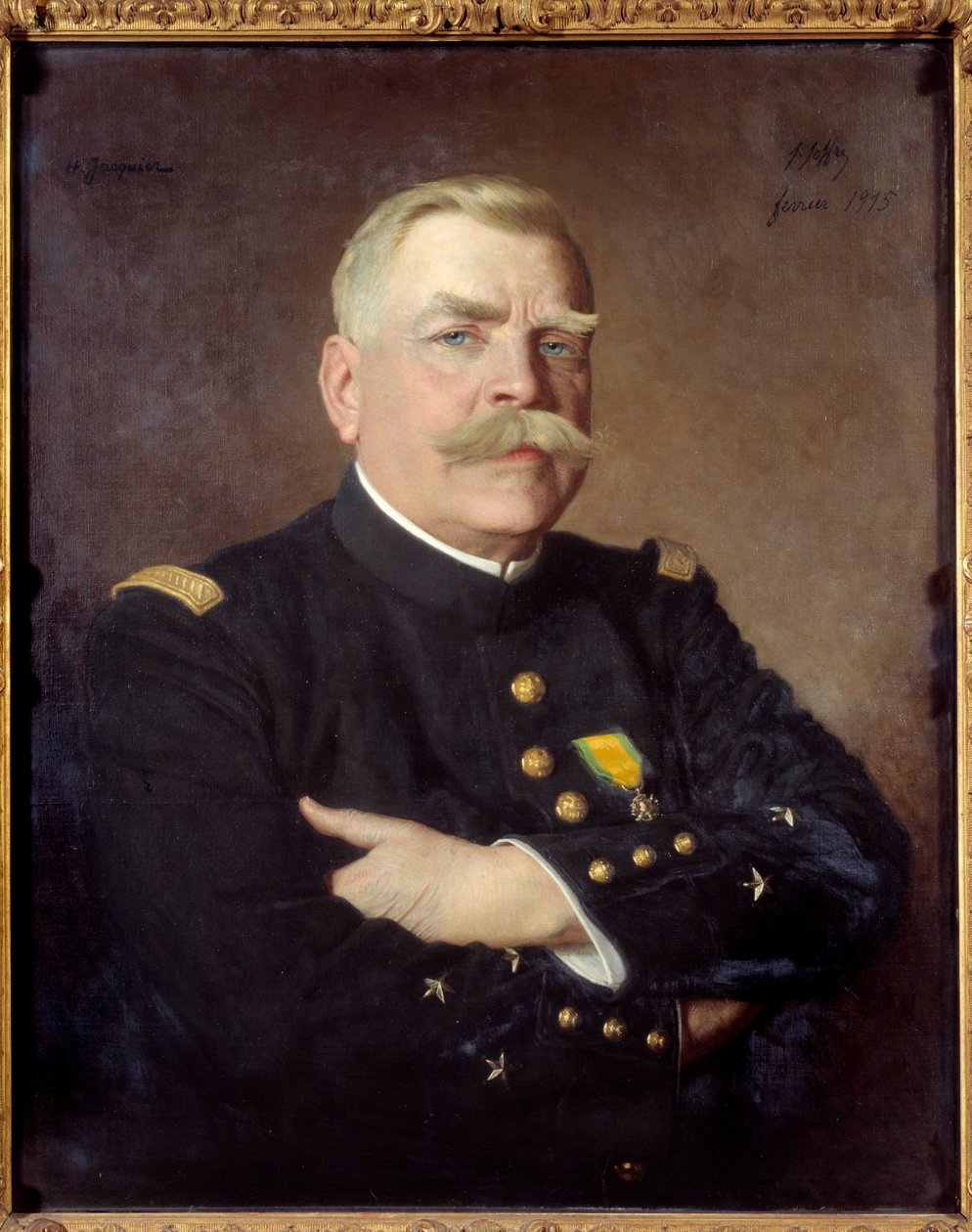 صورة جوزيف جوفر (1852-1931) مارشال فرنسا. لوحة هنري جاكير (1878-1921). 1915. قاتمة. 0.81 × 0.65 فرساي ، متحف شاتو بواسطة هنري جاكير
