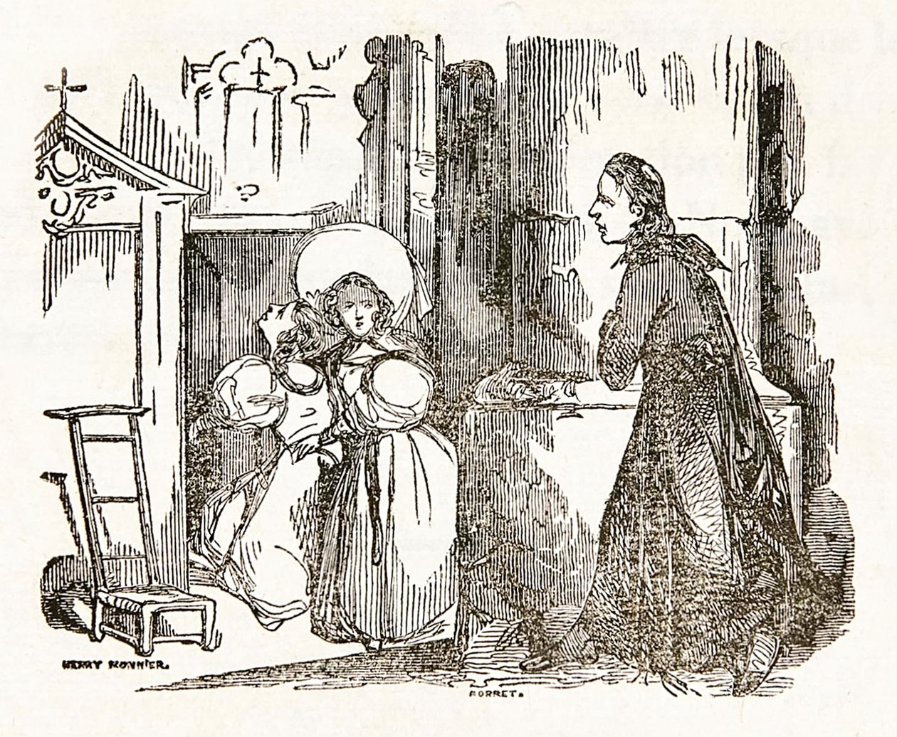 Le Rouge et le Noir [الأحمر والأسود] بقلم Stendhal (Marie-Henri Beyle) (1783-1842) صفحة العنوان من الكتاب 1 بواسطة هنري جوزيف دوبوشيت