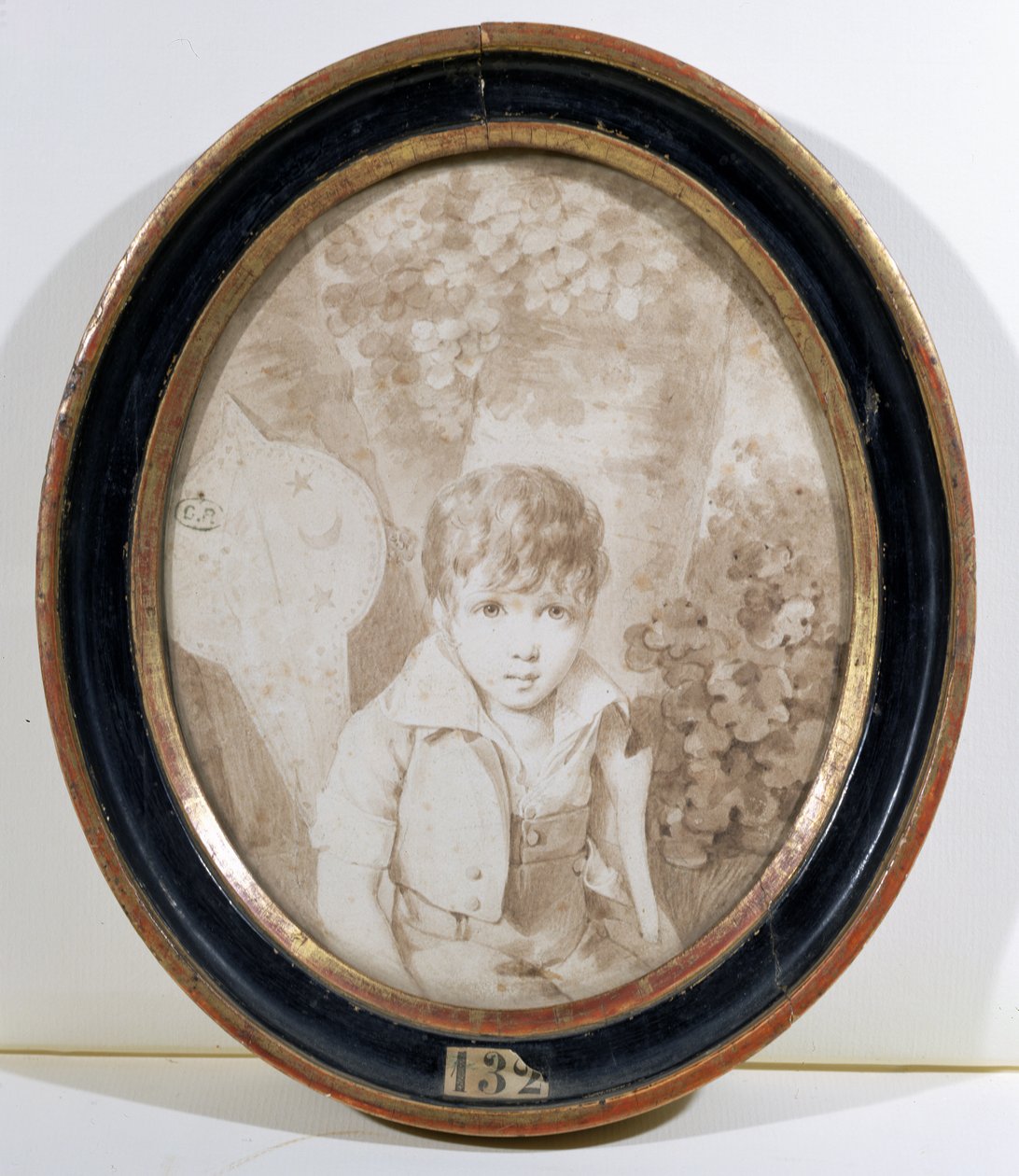 Honore de Balzac (1799-1850) عمره ستة أعوام ، 1805 (قلم جاف وحبر وغسل على ورق) بواسطة هنري جوزيف هيس
