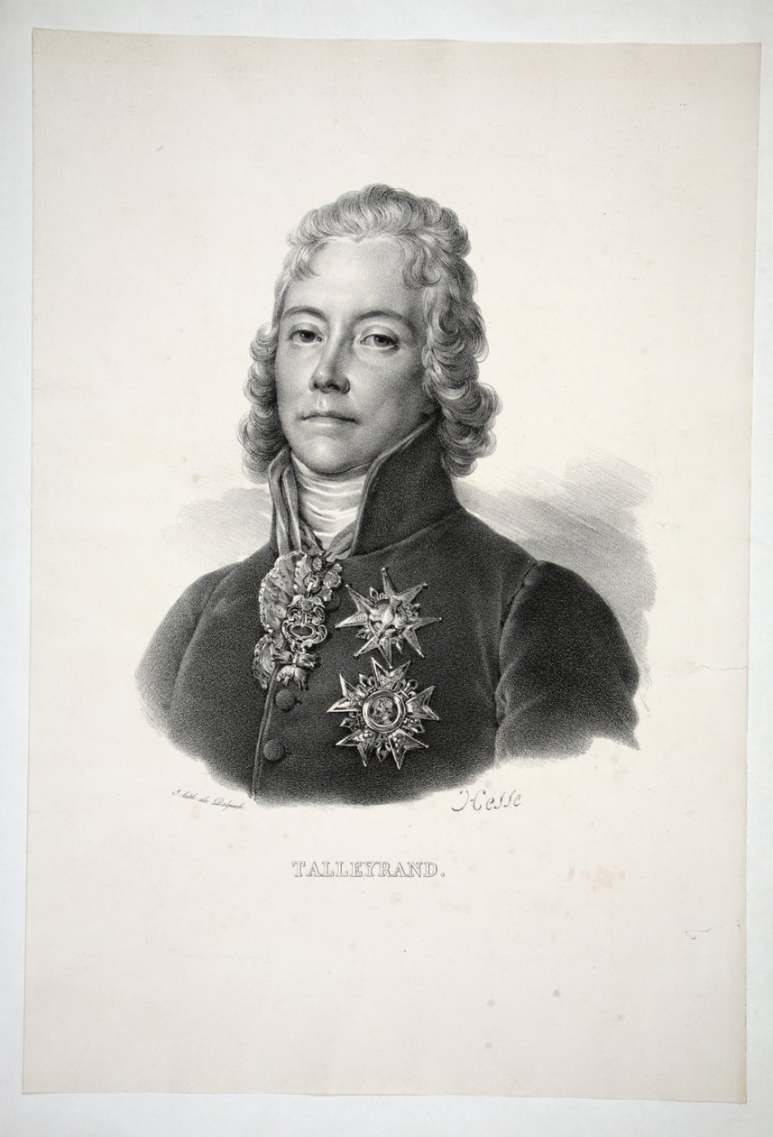 Talleyrand ، حانة. 1821 بواسطة هنري جوزيف هيس