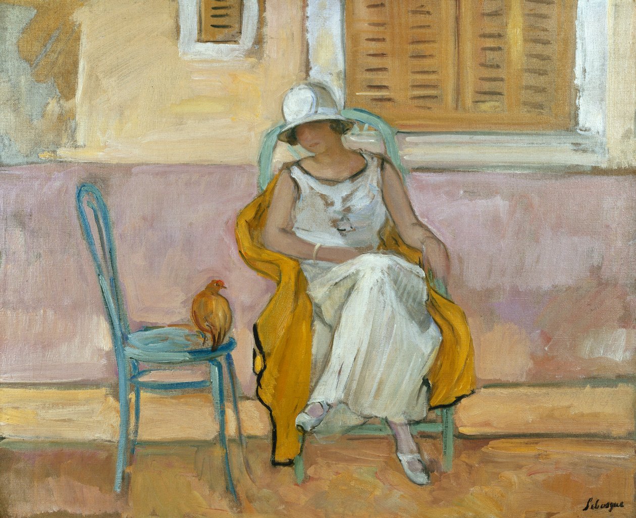 امرأة في ثوب أبيض ؛ المرأة في فستان أبيض ، ج .1923 بواسطة هنري ليباسك
