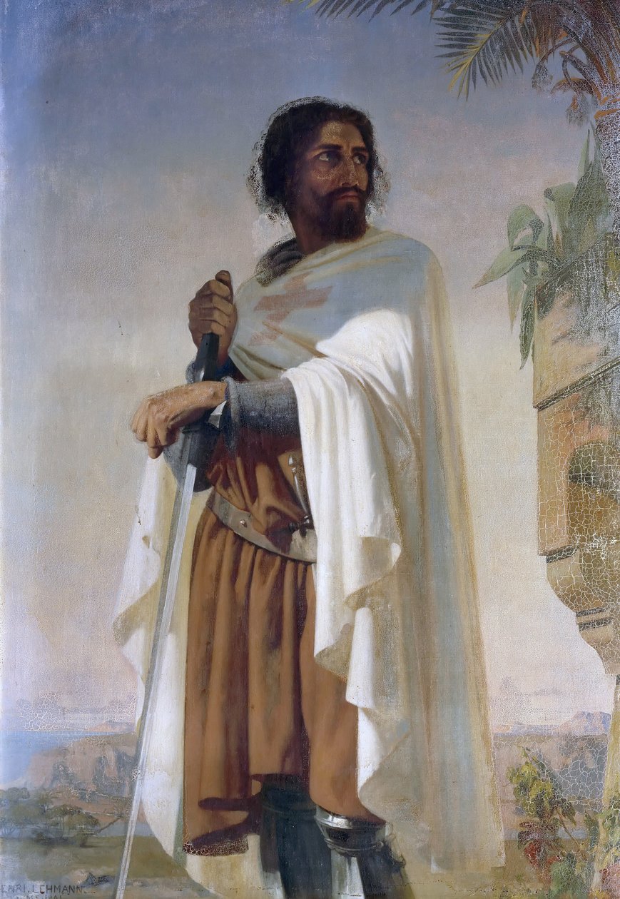 Hugues de Payens ، Grand Master of the Knights Templar بواسطة هنري ليمان