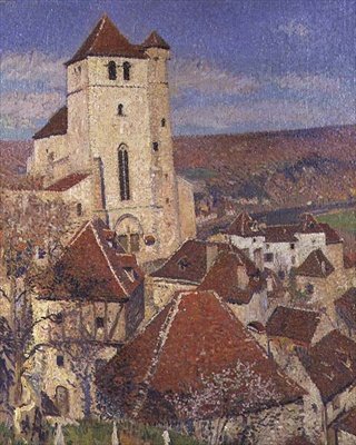 سانت Cirq Lapopie ، c.1926-36 بواسطة هنري مارتن
