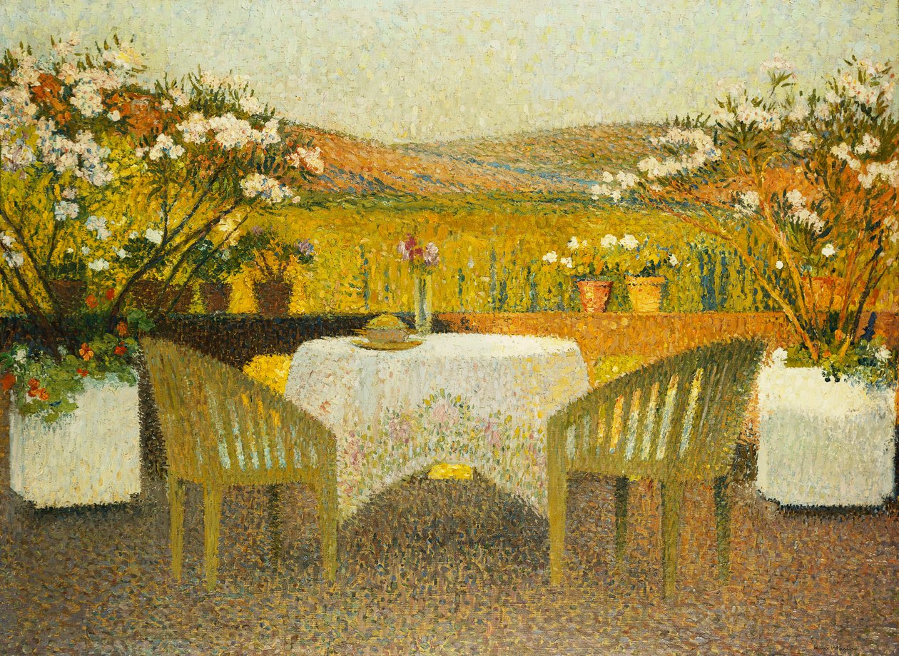 الشرفة في Marquayrol ؛ Le Terrasse de Marquayrol ، 1920 بواسطة هنري مارتن