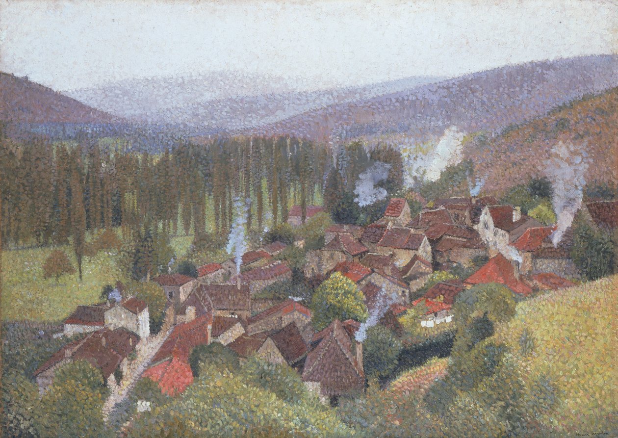 منظر للتراس بواسطة Marquayrol ، Labastide du Vert ، 1935 بواسطة هنري مارتن