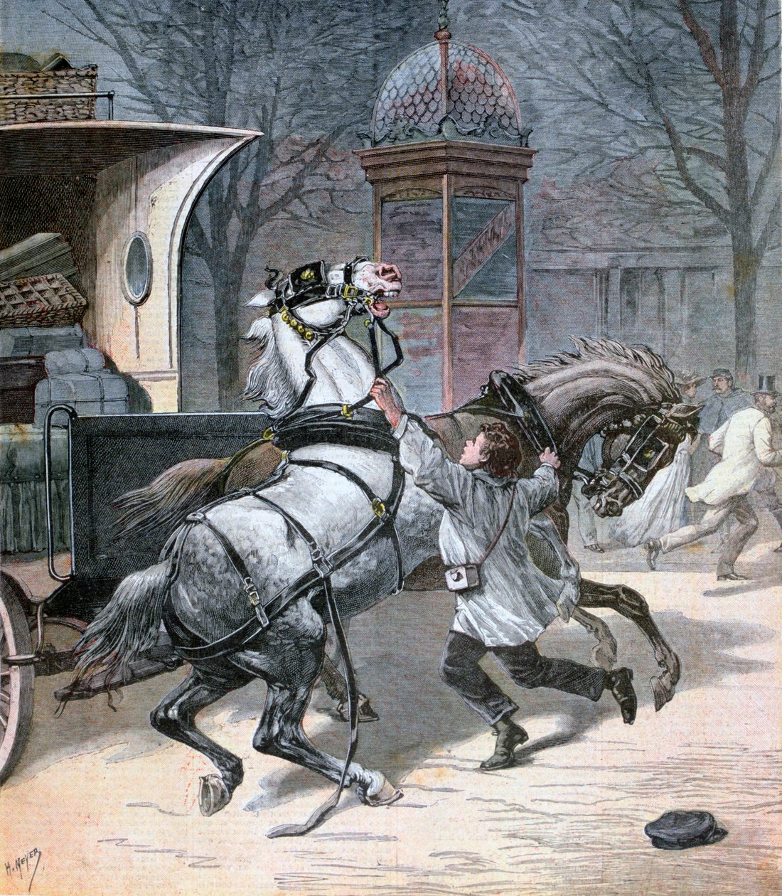 شاب شجاع ، باريس ، 1892 بواسطة هنري ماير