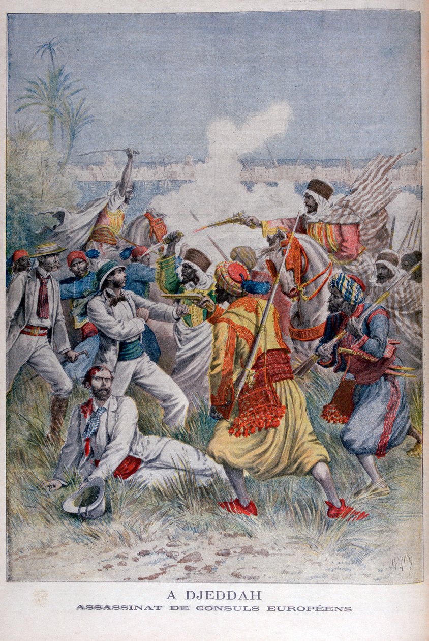 اغتيال القناصل الأوروبيين ، جدة ، 1895 م بواسطة هنري ماير