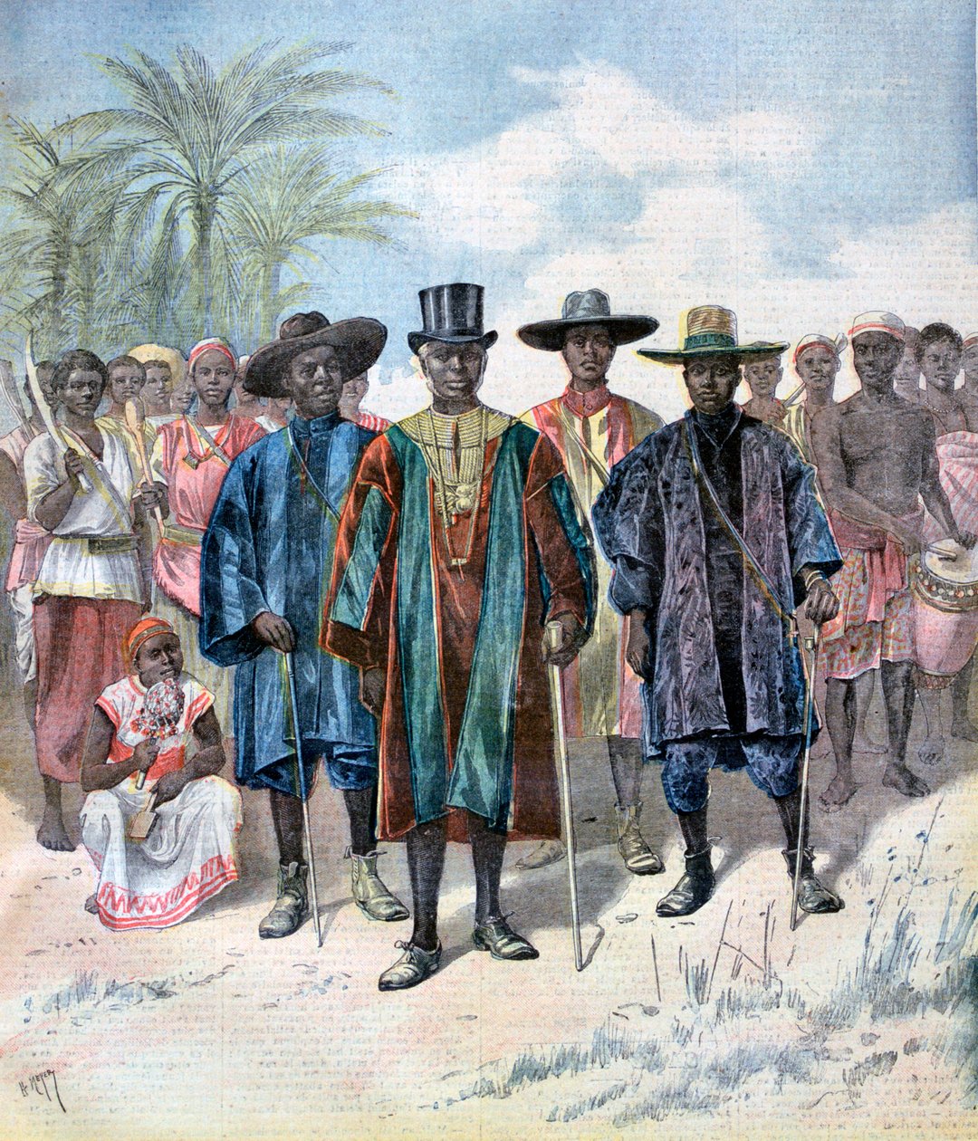 داهوميس ، 1893 بواسطة هنري ماير