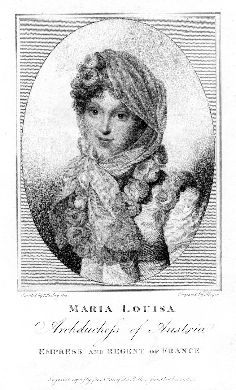 ماريا لويزا ، Archduchess of Austria ، 1813. بواسطة هنري ماير