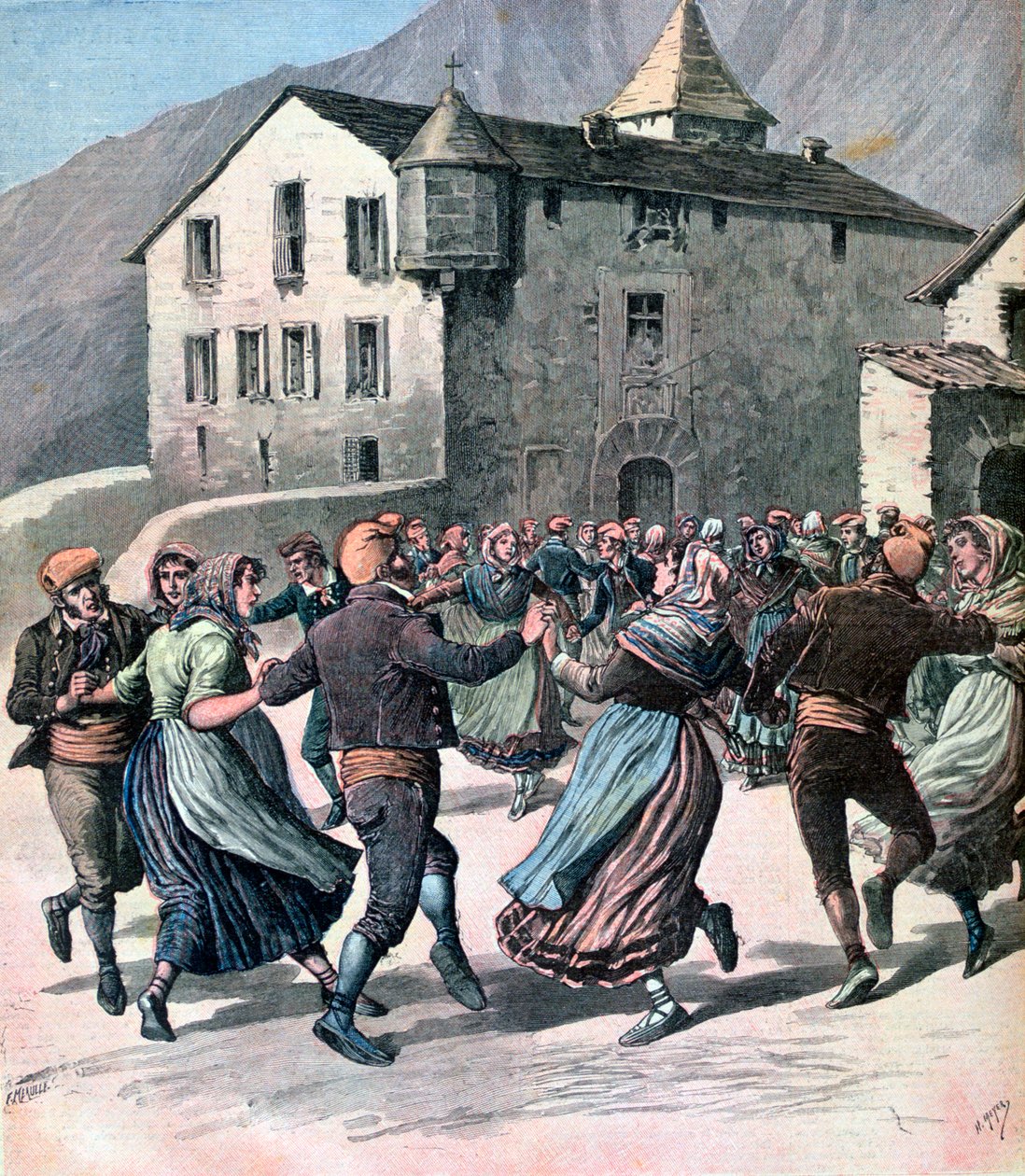 فاراندول ، أندورا ، 1891 بواسطة هنري ماير