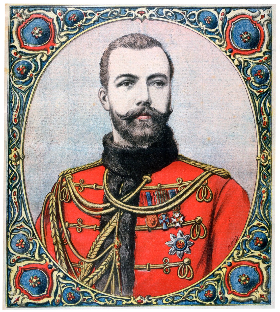القيصر نيكولاس الثاني من روسيا ، 1894 بواسطة هنري ماير