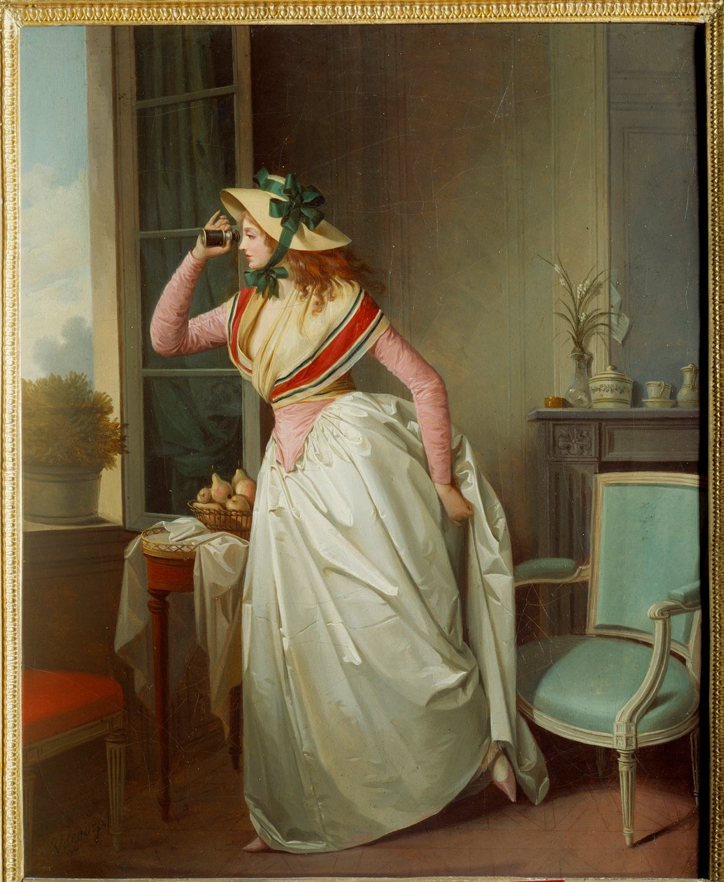 امرأة في رسم هنري نيكولاس فان جورب (1756-1819) القرن التاسع عشر. 0،4x0،32 م روان ، متحف الفنون الجميلة بواسطة هنري نيكولاس فان جورب