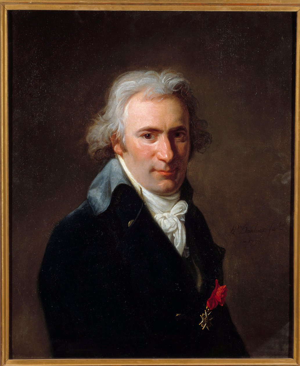 صورة جان بابتيست كانثاني ديت كليري (1759-1809) خادم لويس السادس عشر في المعبد لوحة هنري بيير دانلو (1753-1809) 1798 صن. 0.65 × 0.54 م بواسطة هنري بيير دانلو