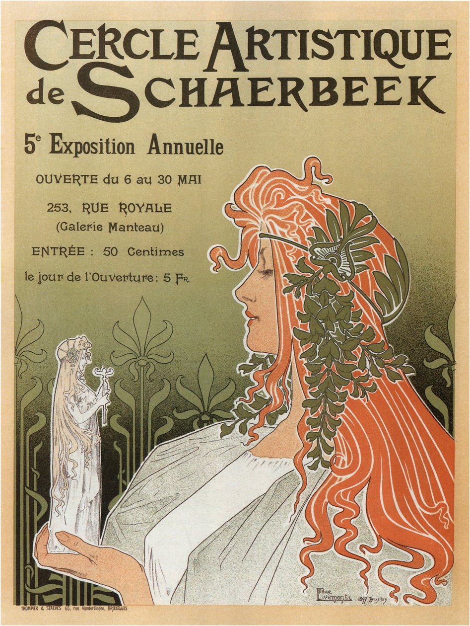 نادي Schaerbeek الفني ، المعرض السنوي الخامس ، 1897 بواسطة هنري أنطوان ثيودور ليفيمونت