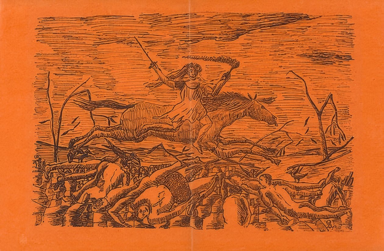 الحرب (La Guerre). 1894 بواسطة هنري روسو