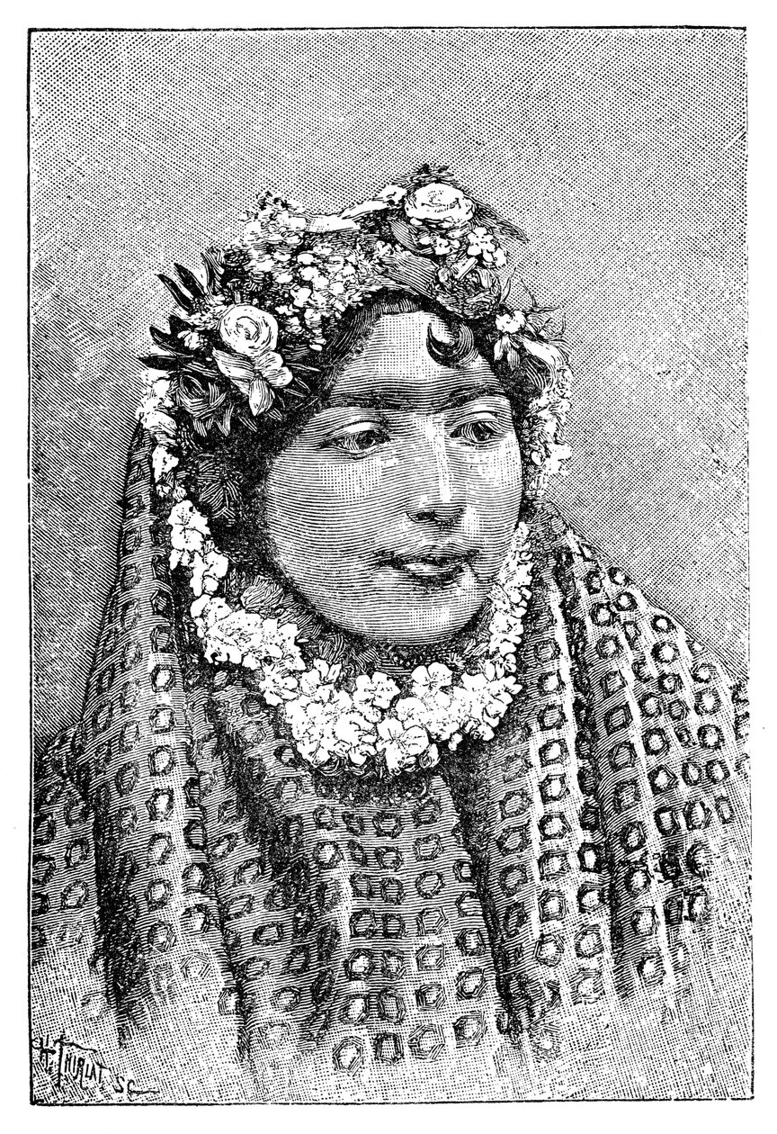 سيدة فارسية نبيلة ، 1895. بواسطة هنري تيريات