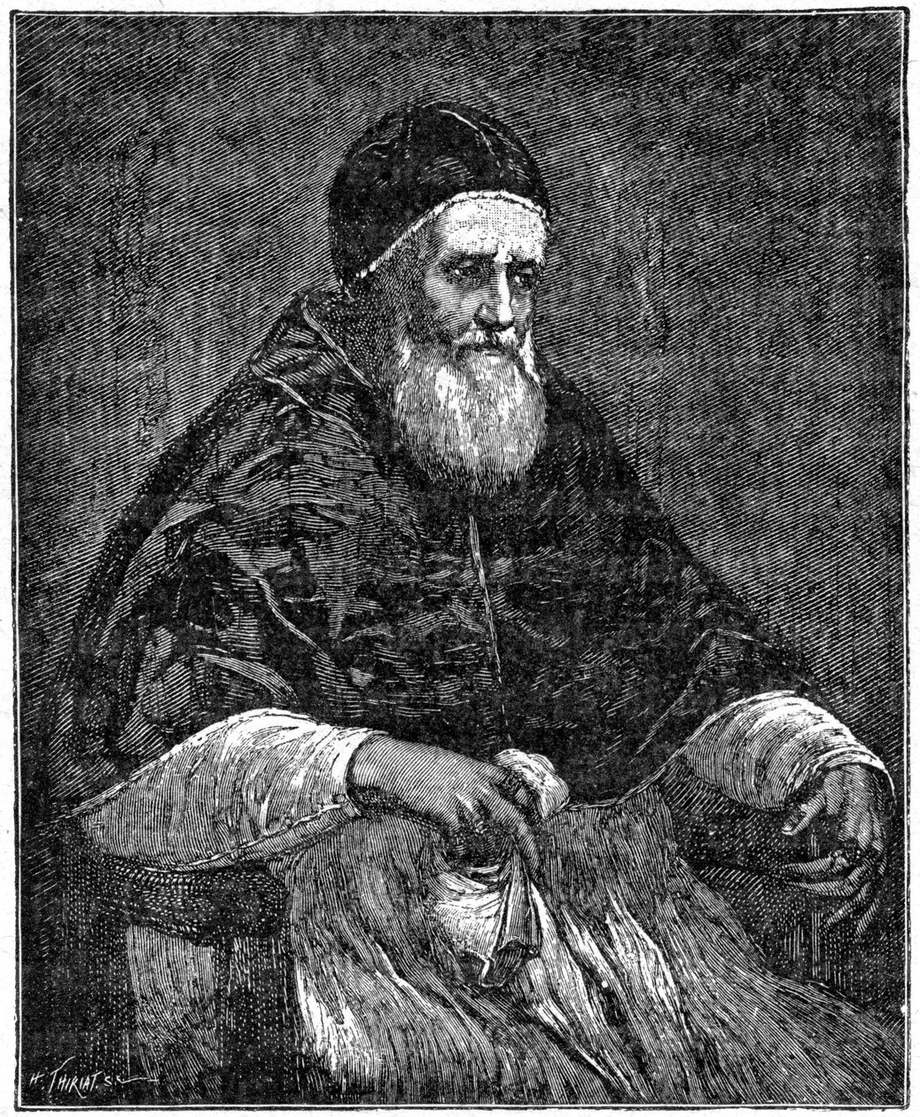 البابا جول الثاني ، 1898 بواسطة هنري تيريات