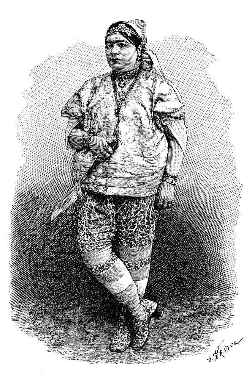 اليهودية اليهودية التونسية ، c1890 بواسطة هنري تيريات