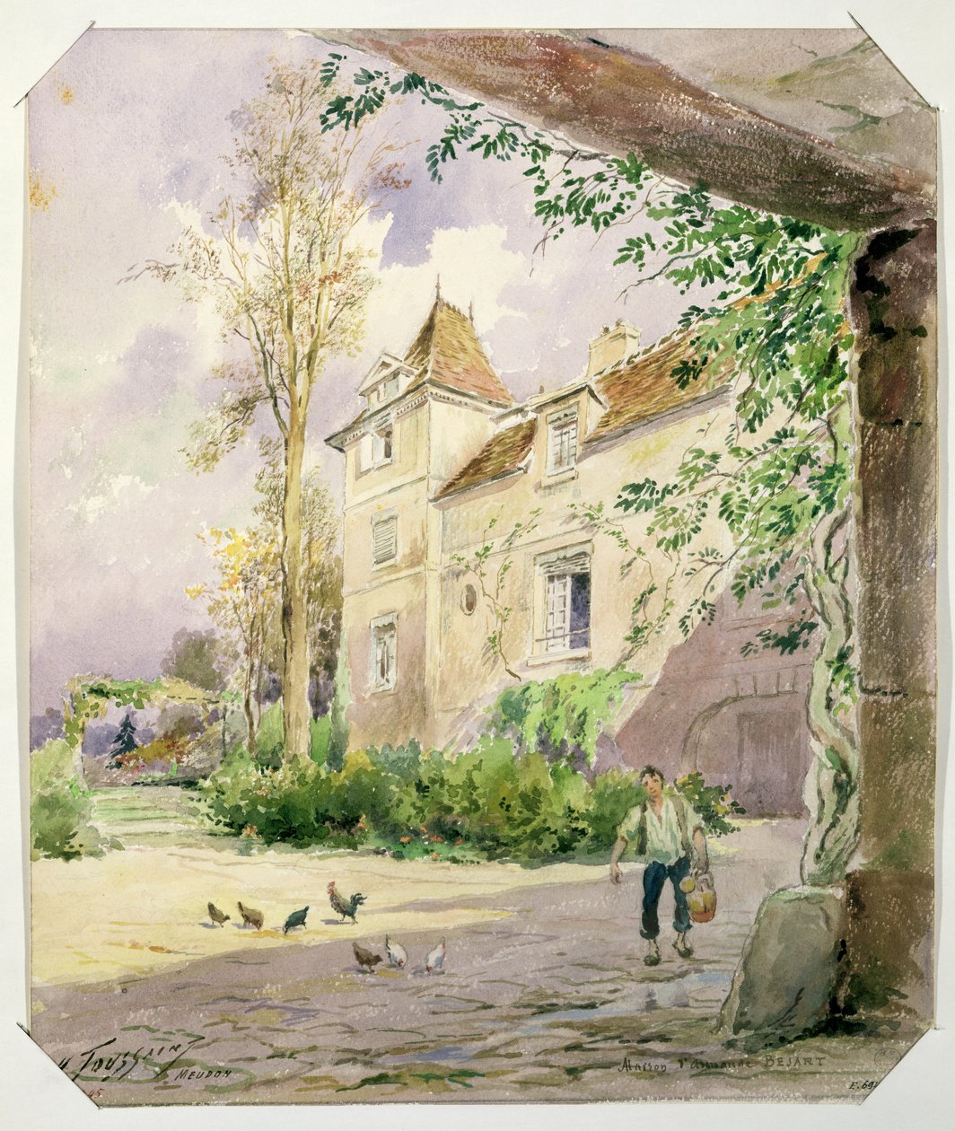 بيت أرماند بيجارت (1642-1700) في Meudon ، c.1906 بواسطة هنري توسان