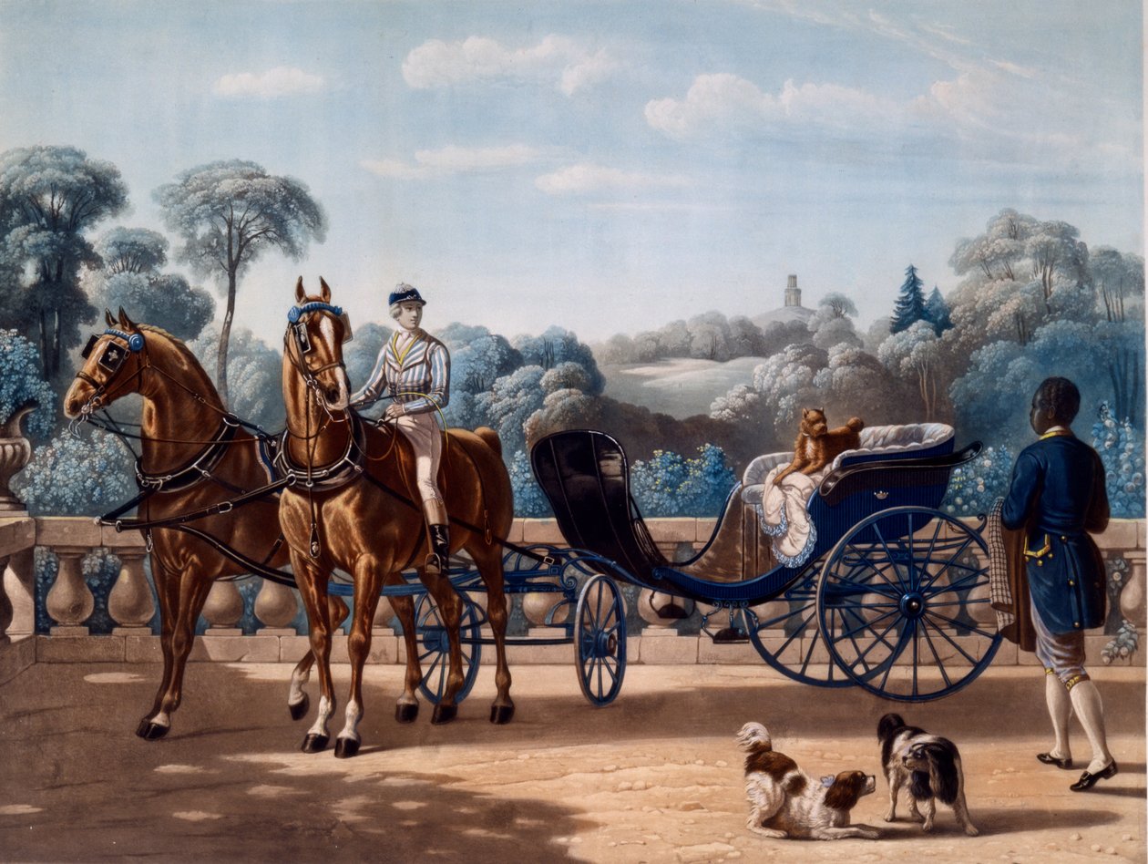 الحصان والنقل ، النصف الأول C19th بواسطة هنري دينسي مونتبيزات