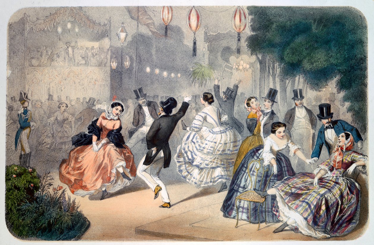 أمسية باريسية ، c1845-1890 بواسطة هنري دي مونتو