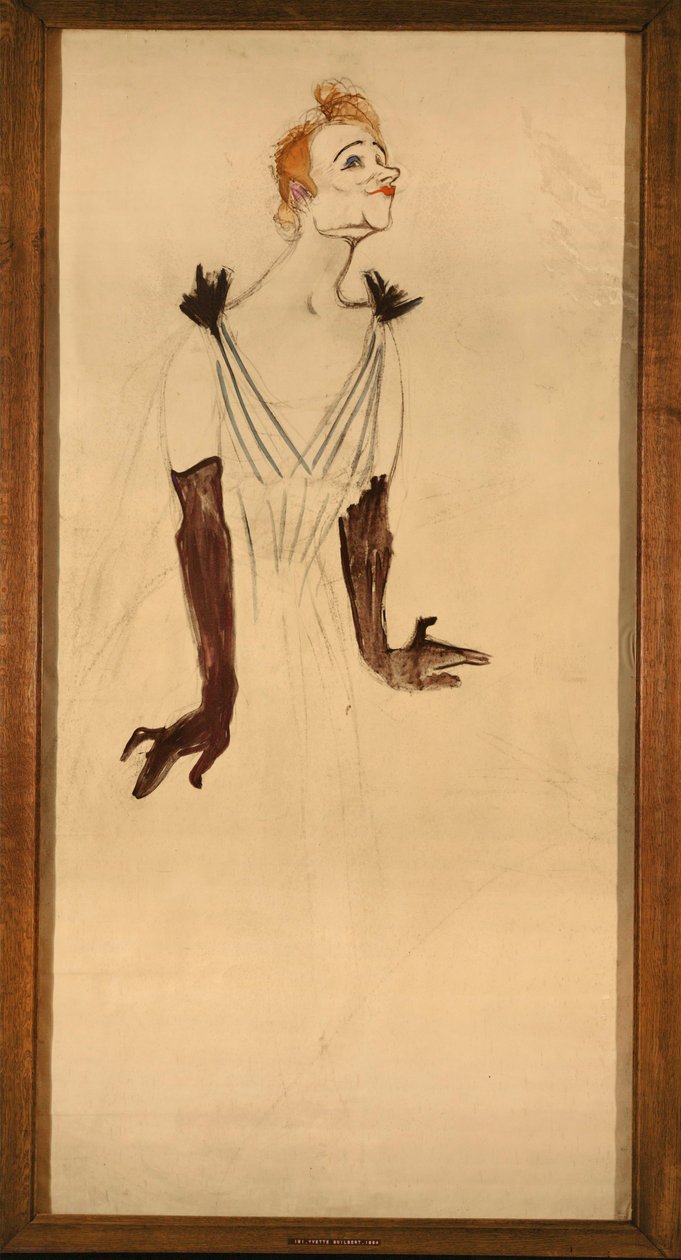 "إيفيت جيلبرت بواسطة هنري دي تولوز لوتريك