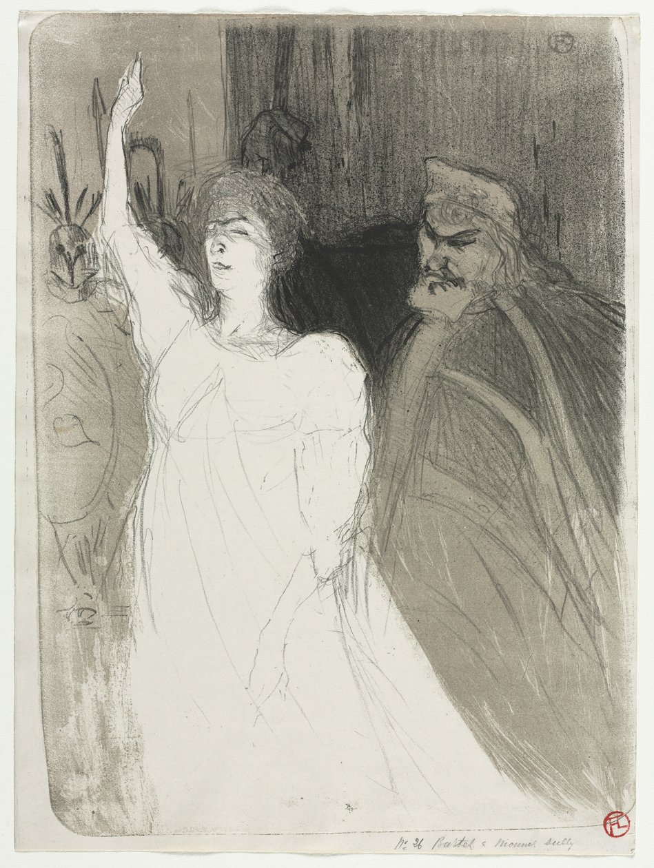 A Princely Idyl ، Clara Ward ، 1894. بواسطة هنري دي تولوز لوتريك