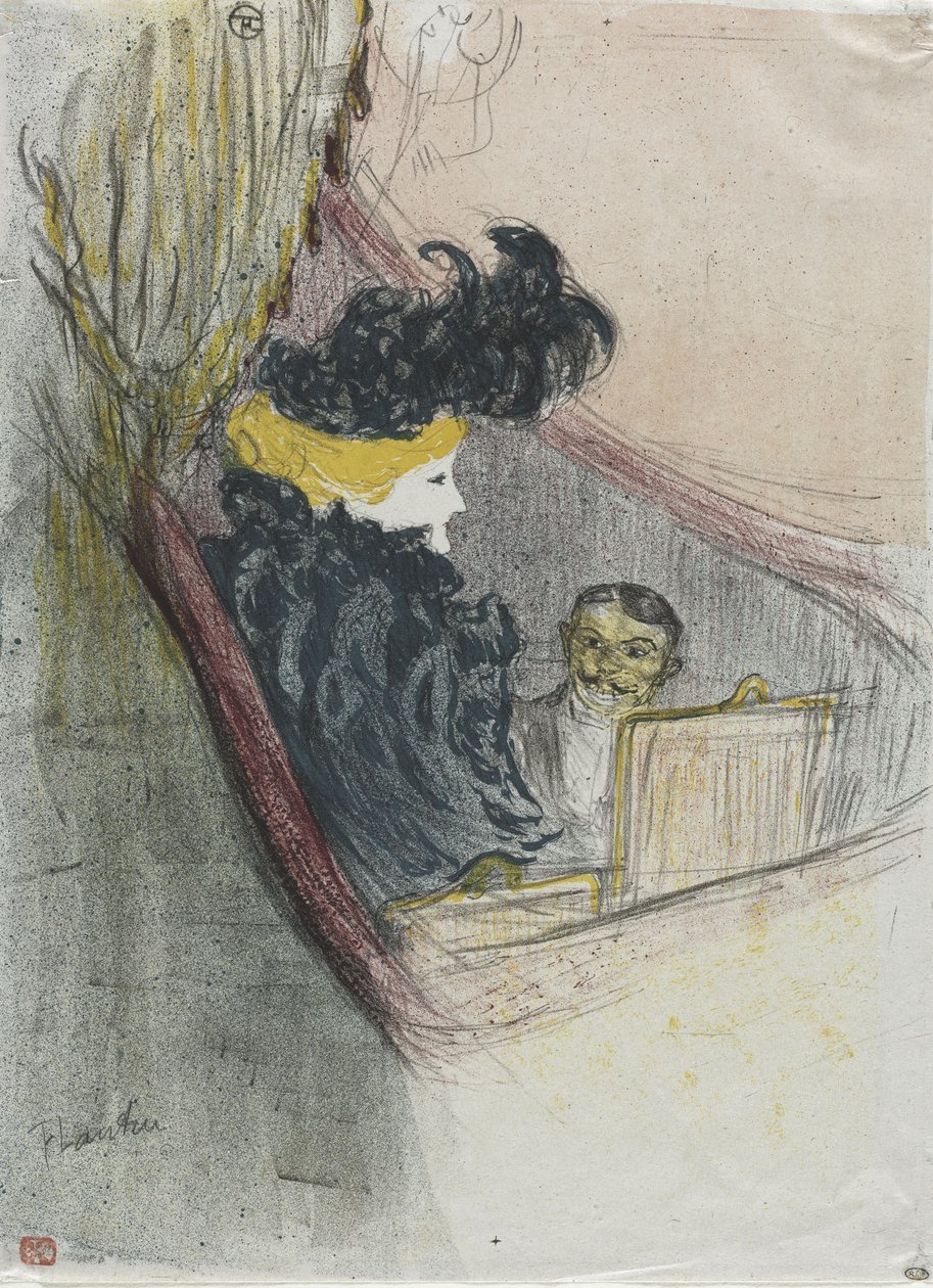 A Princely Idyl ، Clara Ward ، 1897 بواسطة هنري دي تولوز لوتريك