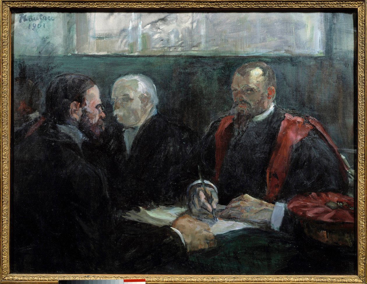 امتحان في كلية الطب في باريس عام 1901 رسم هنري دي تولوز لوتريك (1864-1901) 1901 صن. 0،65x0،81 م ألبي ، متحف تولوز لوتريك بواسطة هنري دي تولوز لوتريك
