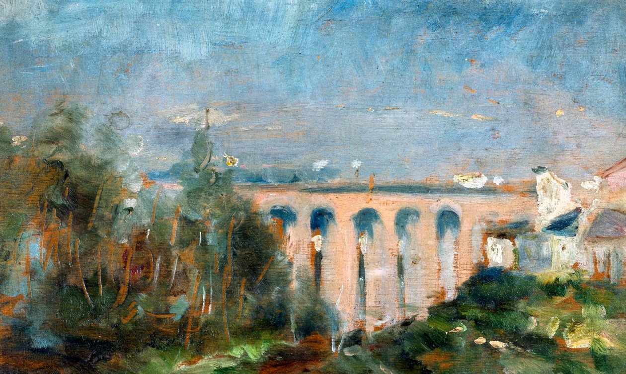 Castelviel viaduct in Albi بواسطة هنري دي تولوز لوتريك