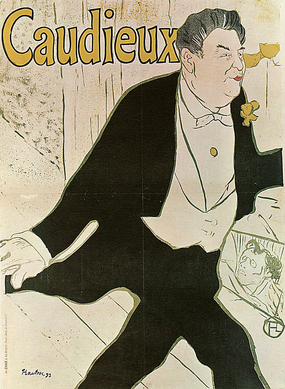 Caudieux ، 1893. بواسطة هنري دي تولوز لوتريك