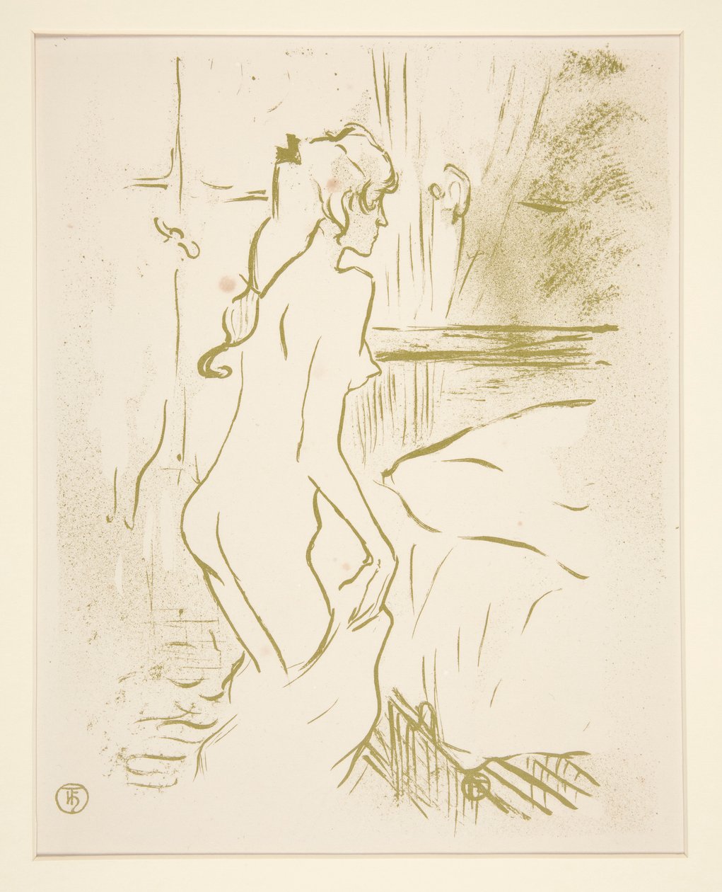 Etude de femme (دراسة امرأة) بواسطة هنري دي تولوز لوتريك