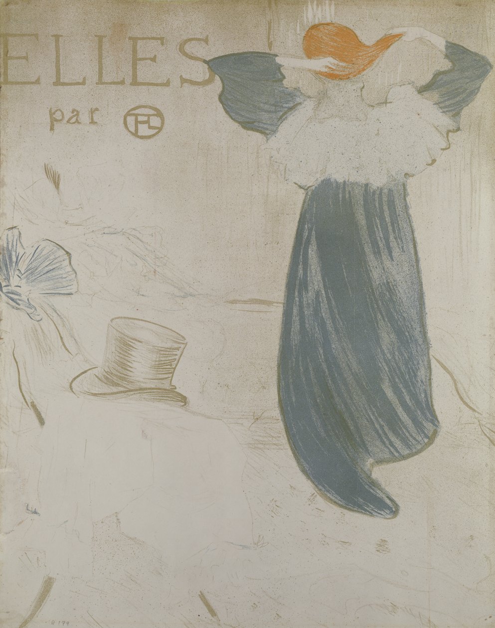 صورة لواجهة "Elles" ، 1896 بواسطة هنري دي تولوز لوتريك