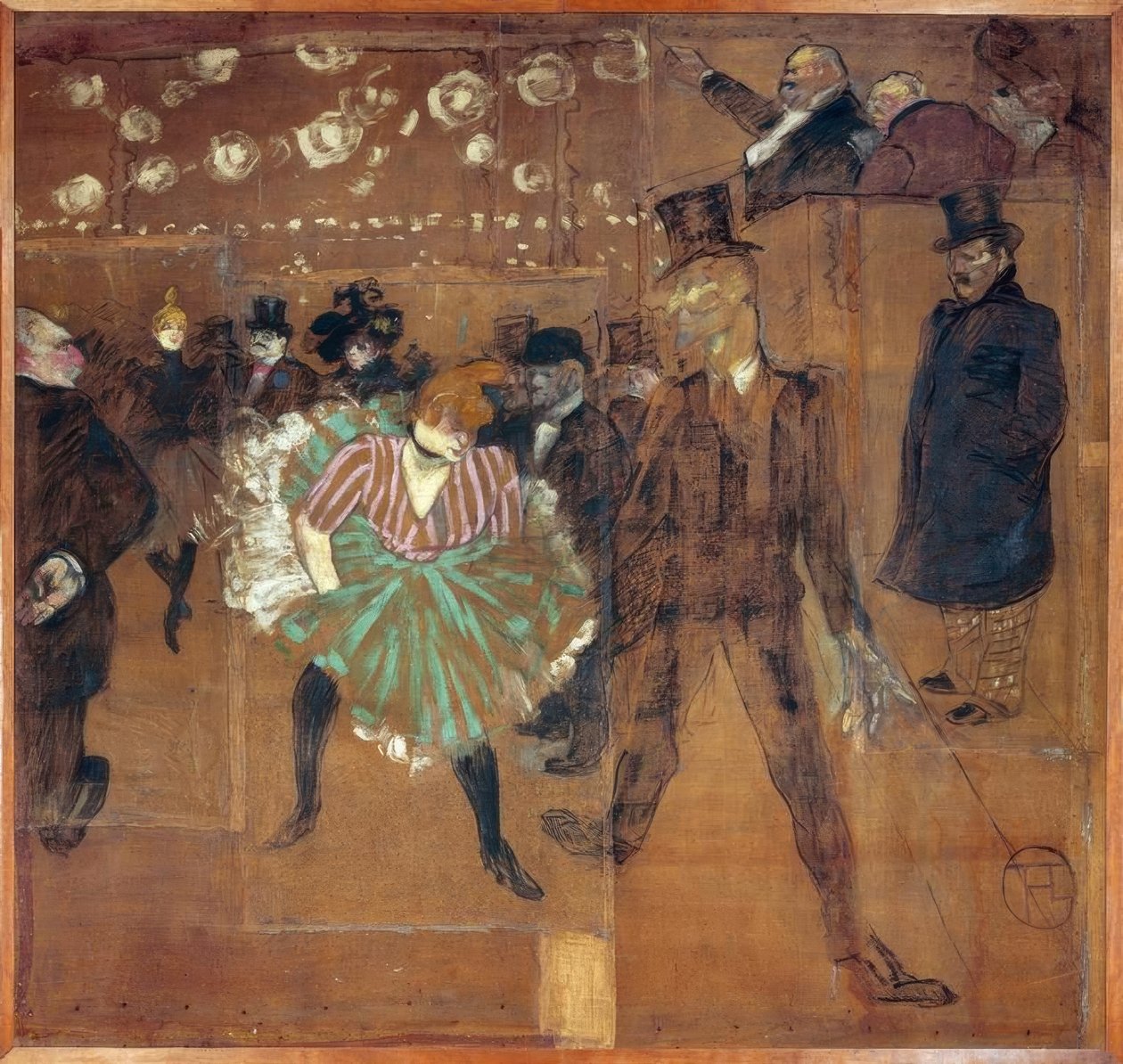 H. Toulouse-Lautrec، Tanz im Moulin Rouge بواسطة هنري دي تولوز لوتريك