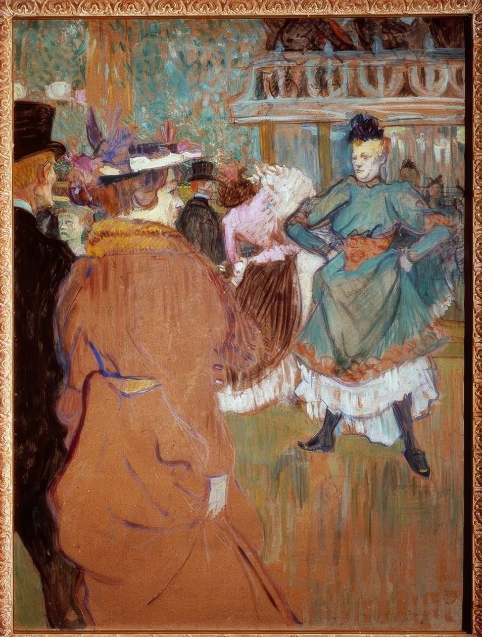 في Moulin Rouge: بداية الرباعي بواسطة هنري دي تولوز لوتريك