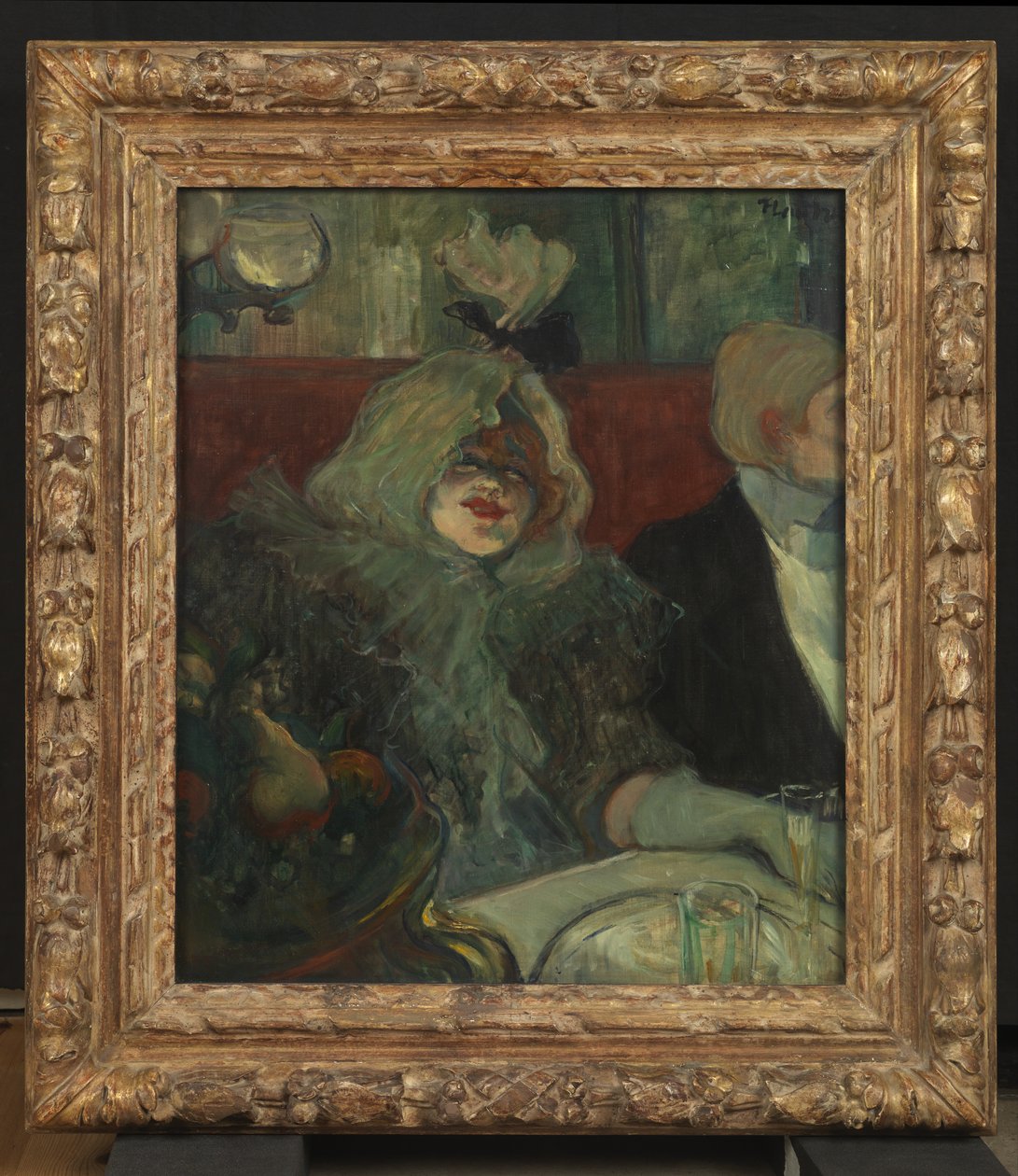 في غرفة طعام خاصة (At the Rat Mort) ، c.1899 (انظر أيضًا 3749) بواسطة هنري دي تولوز لوتريك